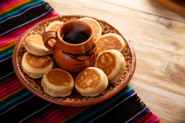 Gorditas de Nata. Cream Gorditas, Mexican street cookies, is an easy recipe made with wheat flour, cream, sugar and cinnamon, sweet bread similar in shape to an little pancake, eaten as a dessert.