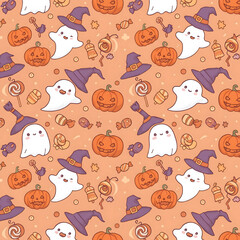 Fototapeta premium seamless pattern with funny fishes