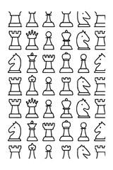 Fototapeta premium vector set of hand-drawn web and business icons