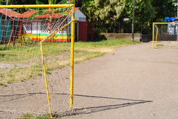 Soccer field in Tortuguero, Costa Rica