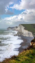 Dramatic coastal scene
