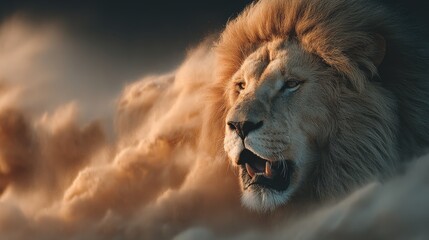 Lion portrait