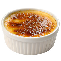 Creme Brulee on transparent background