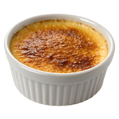 Creme Brulee on transparent background
