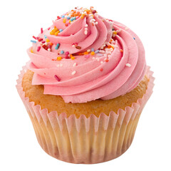 Cupcake on transparent background Cupcake on transparent background