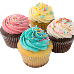 Cupcakes on transparent background Cupcakes on transparent background