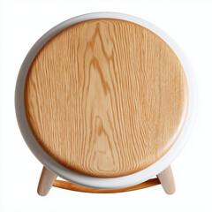 Furniture on plain white background. Minimalist