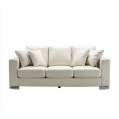 Furniture on plain white background. Minimalist