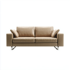 Furniture on plain white background. Minimalist