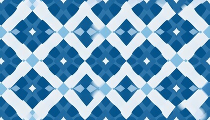 Soft Tone Geometric Star and Diamond Repeating Pattern