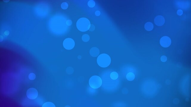 Blue background with blurred circular light spots perfect for presentations, websites, social media graphics, and digital design projects. Perfect for digital creative projects.