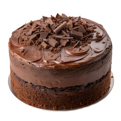 Chocolate Cake on transparent background