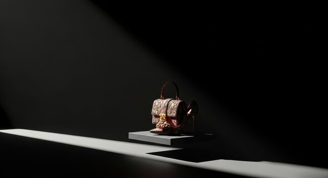 Fashion handbag spotlight luxury