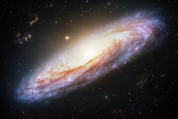 Spiral galaxy in deep space (18)