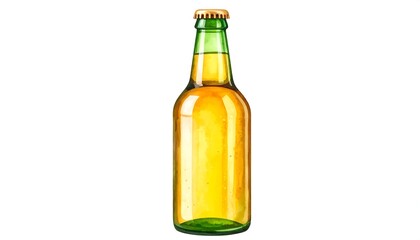 Illustration of a beer bottle