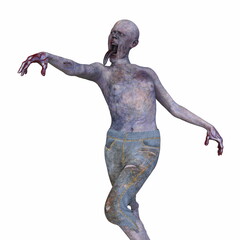 男性ゾンビ　3DCGレンダリング