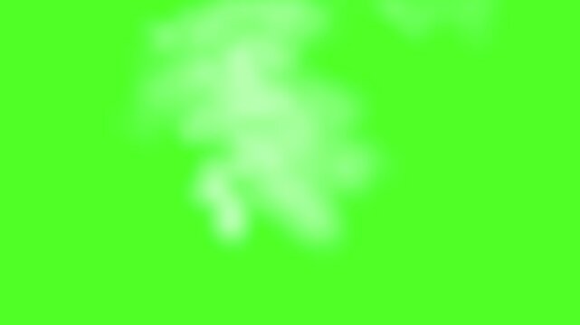 abstract green background with smoke