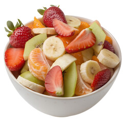 Fruit Salad on transparent background