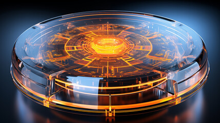 Transparent neural processing unit wafer