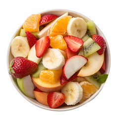 Fruit Salad on transparent background