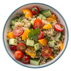 Quinoa Salad on transparent background