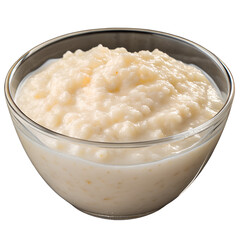 Rice Pudding on transparent background