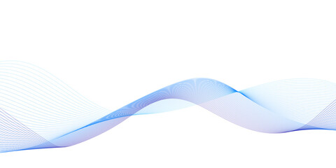 Abstract shiny blue moving wave lines design element for banner design. Abstract futuristic technology wave glowing lines background.	