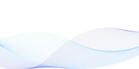 Abstract shiny blue moving wave lines design element for banner design. Abstract futuristic technology wave glowing lines background.	