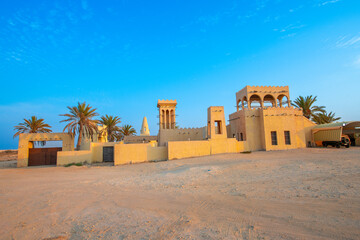 Zekreet landscapes in desert, Qatar.