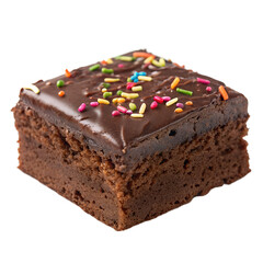 Brownie on transparent background Brownie on transparent background