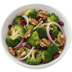 Broccoli Salad on transparent background
