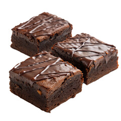 Brownies on transparent background Brownies on transparent background