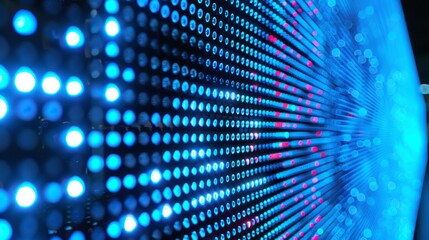 Vibrant led screen texture featuring pixel patterns and rgb dots for modern video wall displays