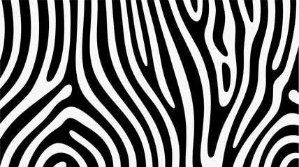 Obraz premium Zebra Skin Pattern. Seamless animal print texture for fashion, textile fabric, and modern background design.