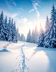 Winter wonderland path