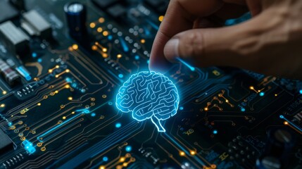 Obraz premium Exploring generative ai creating text documents and abstract papers with advanced technology