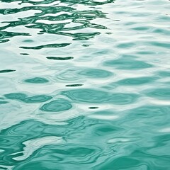 Abstract Teal Water Surface Texture Background Ripple Pattern