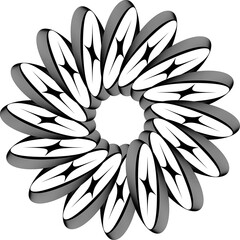 Diseño geométrico futurista / Futuristic Geometric Design / Futuristisches Geometrisches Design – para fondos digitales.