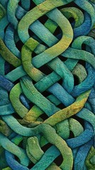 Abstract Intricate Geometric Pattern Design