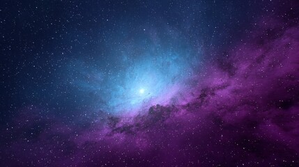 Deep space nebula with stars. Bright and vibrant Multicolor Starfield Infinite space outer space background with nebulas and stars. Star clusters, nebula outer space background 3d render