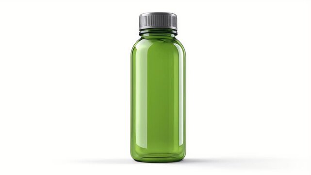 Sleek Green Bottle: Product Mockup Video
