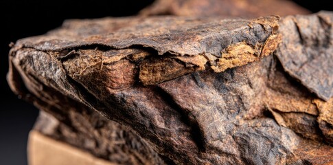 Closeup Of Brown Stone Texture