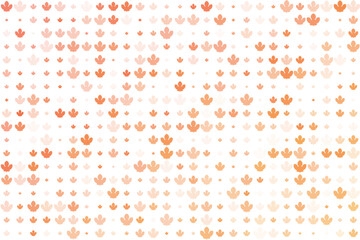 Abstract autumn leaf pattern with varying shades of orange and peach creating a decorative background design
