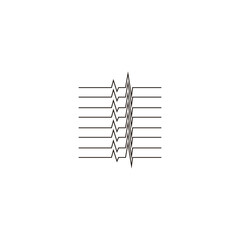 glitch digital geometric symbol simple logo vector