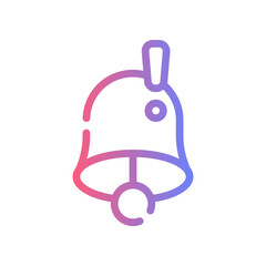 Warning Line Gradient Vector Icon For Ui/Ux, Web & App Design