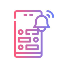 App Line Gradient Vector Icon For Ui/Ux, Web & App Design