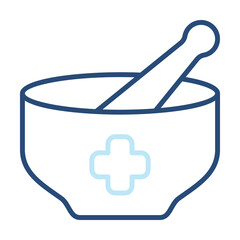 Compounded Medicine Icon Color Outline Style. Vector Illustration Design