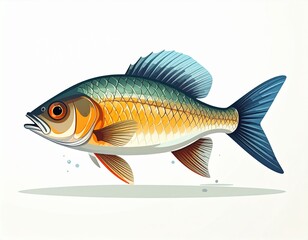 Fototapeta premium 魚 イラスト