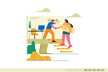 Digital handshake with data exchange