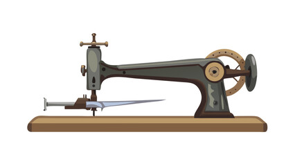 old sewing machine
